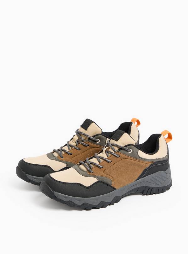 Neutral Colour Block Hiker Trainers 9